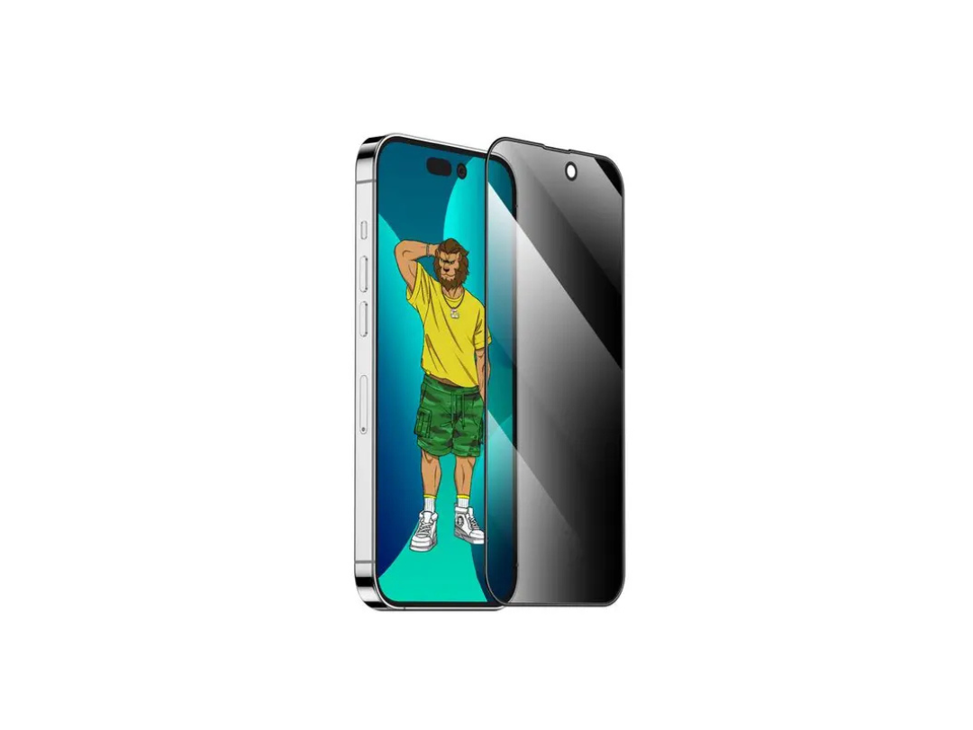 Green Lion 3D Silicone Privacy HD Glass Screen Protector for iPhone 14 Pro Green Lion 3D Silicone Privacy HD Glass Screen Protector for iPhone 14 Pro